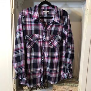 Cotton long sleeve blouse